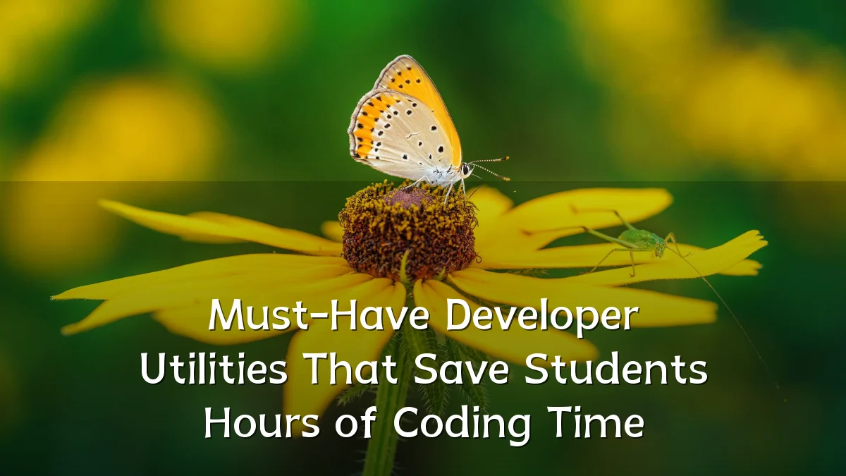 Must-Have Developer Utilities That Save Students Hours of Coding Time