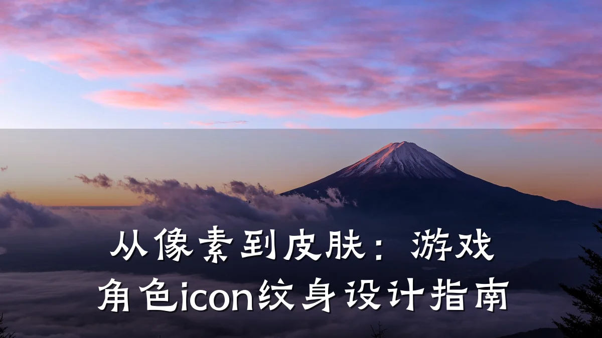 从像素到皮肤：游戏角色icon纹身设计指南